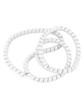 PROTEGE GAINE -FAISCEAU ELECTRIQUE POUR TROTTINETTE TYPE SPIRALE BLANC 110cm  -SELECTION P2R-