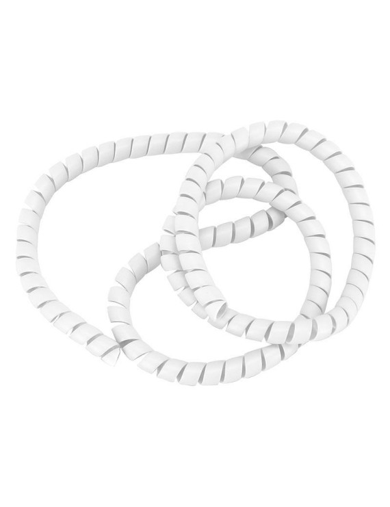 PROTEGE GAINE -FAISCEAU ELECTRIQUE POUR TROTTINETTE TYPE SPIRALE BLANC 110cm  -SELECTION P2R-