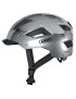 CASQUE VELO ADULTE ABUS URBAIN HYBAN 2.0 CHROME ECLAIRAGE INTEGRE TAILLE  M (52-58cm) REGLAGE MOLETTE