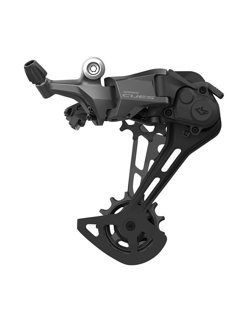 DERAILLEUR VTT ARRIERE SHIMANO 10-11V. CUES U6000 SHADOW RD+ POUR MONO PLATEAU (MONTAGE ATELIER)