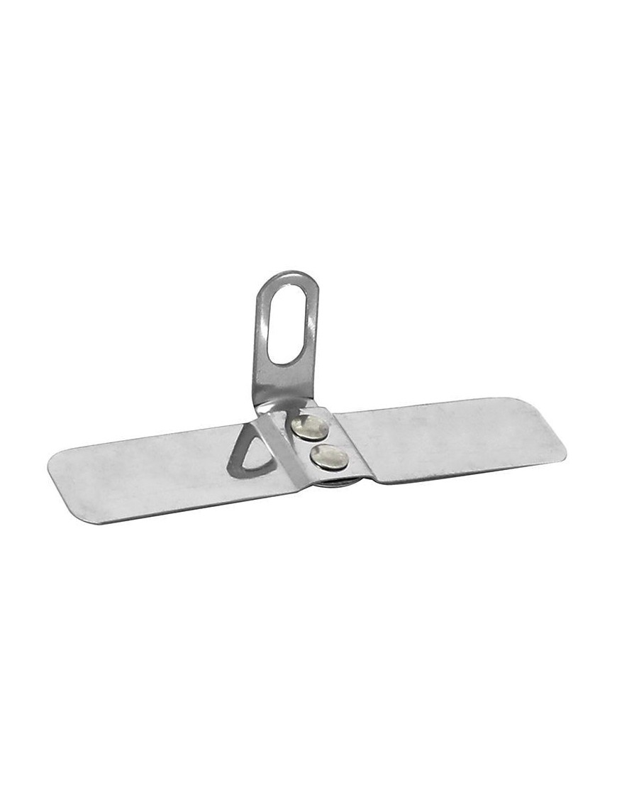 EQUERRE COULISSANTE STRONGLIGHT POUR FIXATION DE GARDE BOUE CLASSIC (50-60mm) INOX