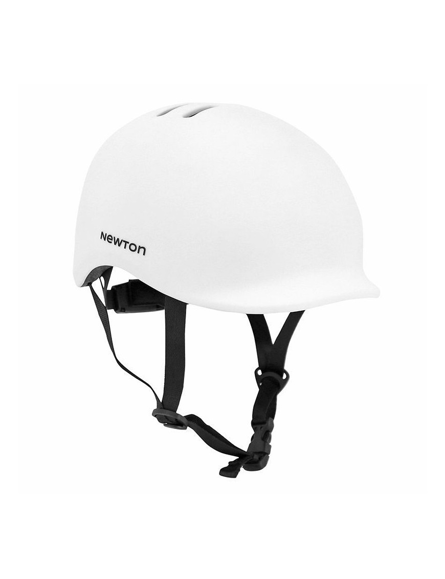 CASQUE VELO ENFANT NEWTON URBAN BLANC MAT AVEC LOCK TAILLE 53-56 (VENDU EN BOITE)