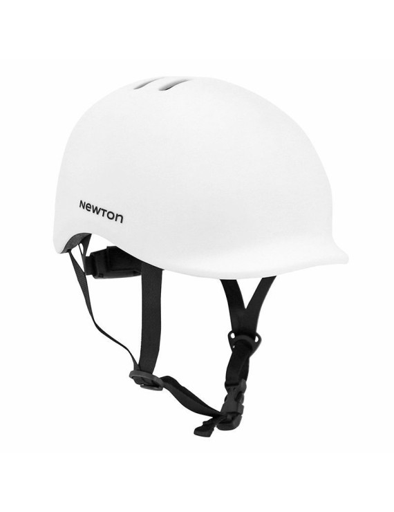 CASQUE VELO ENFANT NEWTON URBAN BLANC MAT AVEC LOCK TAILLE 53-56 (VENDU EN BOITE)