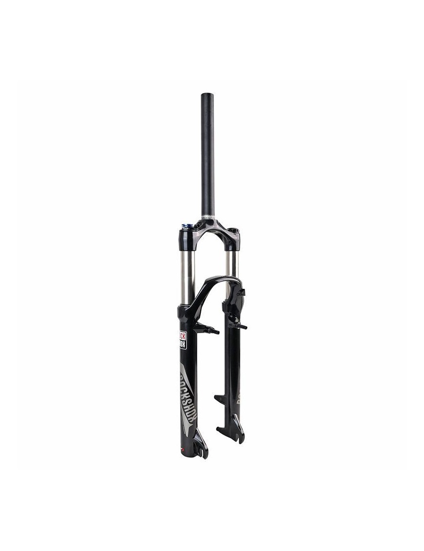 FOURCHE VTT 26 " ROCKSHOX 30 SILVER TK NOIR COMPATIBLE FREIN A DISQUE ET V-BRAKE PIVOT LISSE 1"1-8-28,6 EXTERIEUR REGLABLE-BLOC