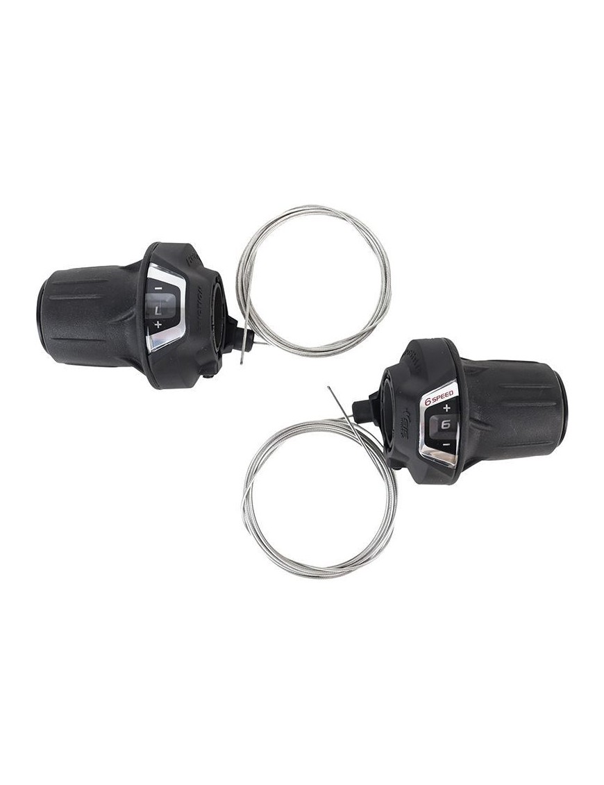 MANETTE VTT SHIMANO REVOSHIFT 3x6V. RS35 DROITE - POIGNEE TOURNANTE (PAIRE)