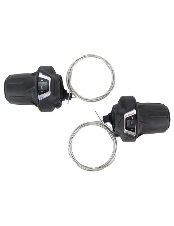 MANETTE VTT SHIMANO REVOSHIFT 3x6V. RS35 DROITE - POIGNEE TOURNANTE (PAIRE)