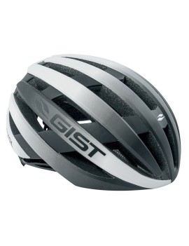 CASQUE VELO ADULTE GIST ROUTE REVOL BLANC-NOIR FEMME ET JUNIOR FULL IN-MOLD TAILLE 54-58 REGLAGE MOLETTE