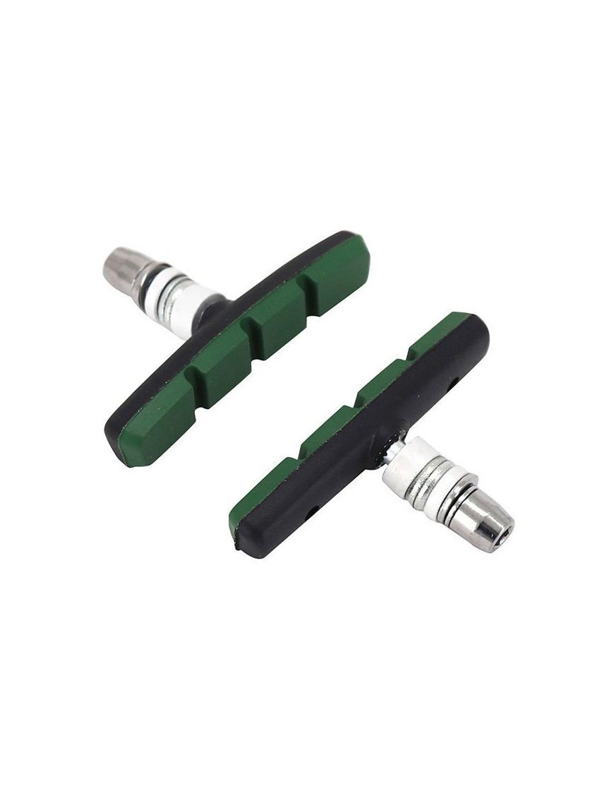 PORTE PATIN FREIN POUR VAE-E-BIKE V-BRAKE A VIS SYMETRIC MARWI 75mm NOIR KEVLAR (PAIRE SUR CARTE)