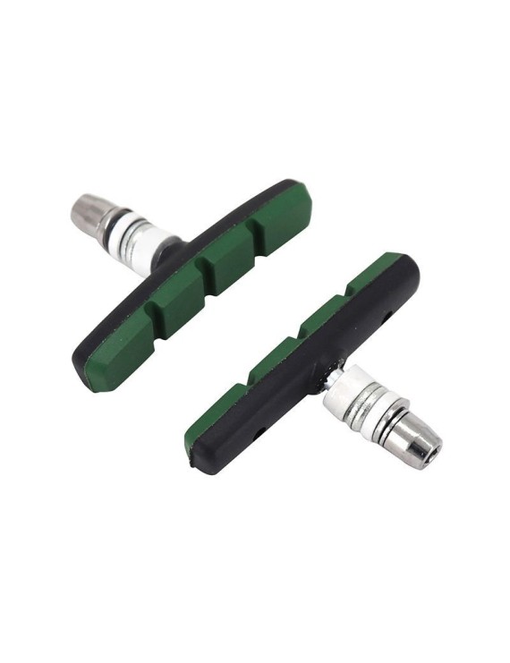 PORTE PATIN FREIN POUR VAE-E-BIKE V-BRAKE A VIS SYMETRIC MARWI 75mm NOIR KEVLAR (PAIRE SUR CARTE)