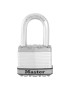 CADENAS A CLE MASTERLOCK EXCELL ACIER TRAITE ANTI-INTEMPERIES ANSE OCTOGONALE TOUGH-CUT LARGEUR 50mm, ANSE HAUTE 38mm, DIAM 9mm