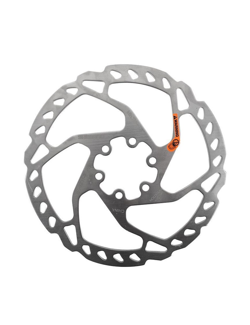 DISQUE DE FREIN VTT 6 TROUS SHIMANO 160mm DEORE-SLX  -RT66 (MONTAGE ATELIER)