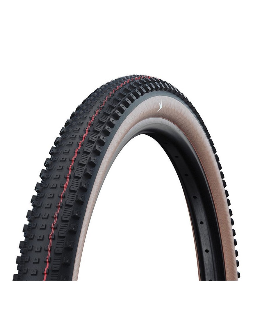 PNEU VTT - VAE 29 X 2.25 SCHWALBE RICK XC NOIR TLR (57-622) TUBELESS READY FLANC TRANSPARENT HOMOLOGUE VAE E25 (POIDS MAX 115kg