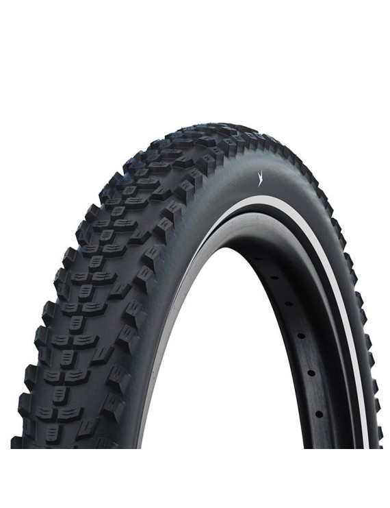 PNEU CARGO 27.5 X 2.35 SCHWALBE SMART SAM NOIR TR (60-584) FLANC REFLEX HOMOLOGUE VAE e50 (POIDS MAX 165kgs)