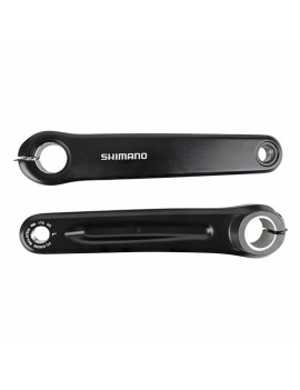 MANIVELLE DROITE + GAUCHE VAE - E-BIKE SHIMANO STEPS FC-EN500 NOIR 175mm (PAIRE)