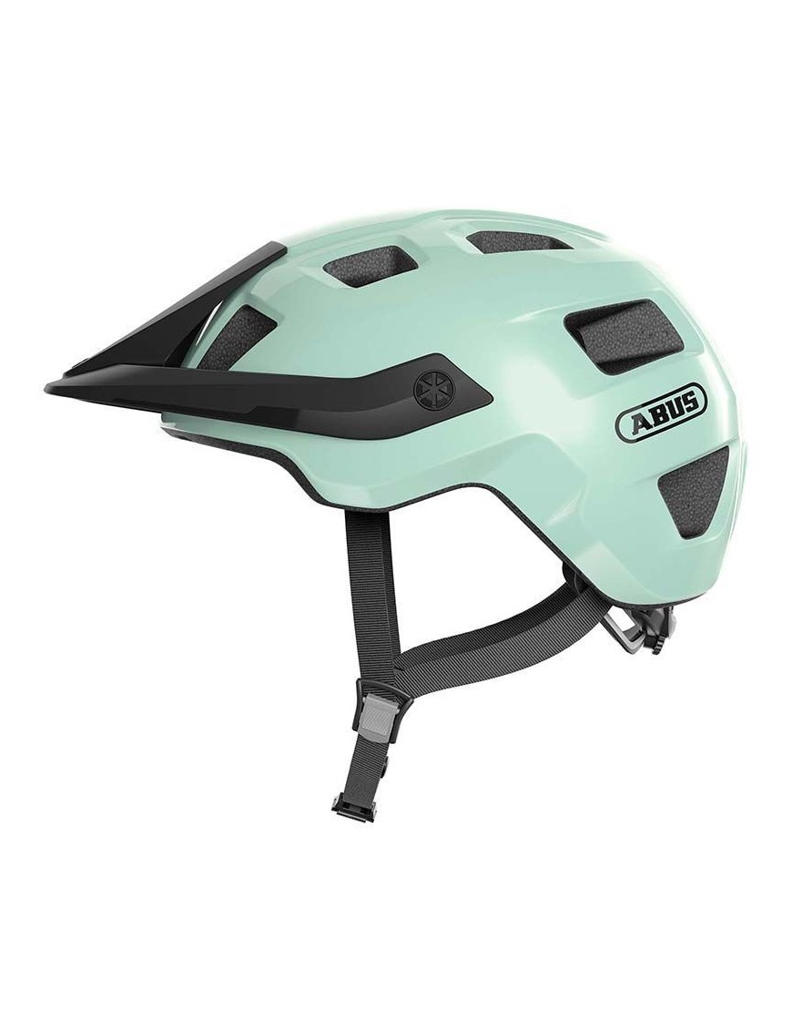 CASQUE VELO ADULTE ABUS VTT MOTRIP MENTHE GLACEE TAILLE L (57-61cm) REGLAGE MOLETTE