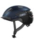 CASQUE VELO ADULTE ABUS URBAIN PURL-Y ACE BLEU NUIT ECLAIRAGE INTEGRE TAILLE L (57-61cm) REGLAGE MOLETTE (COMPATIBLE S-PEDELEC)