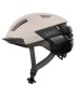 CASQUE VELO ADULTE ABUS URBAIN PURL-Y ACE CHAMPAGNE BEIGE ECLAIRAGE INTEGRE TAILLE L (57-61cm) REGLAGE MOLETTE (COMPATIBLE S-PE