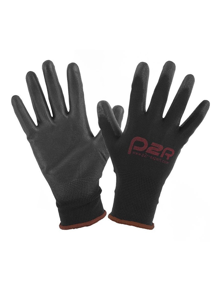 GANTS ATELIER P2R POLYURETHANE NOIR HOMOLOGUE CE - TAILLE  9 (L)  (PAIRE)