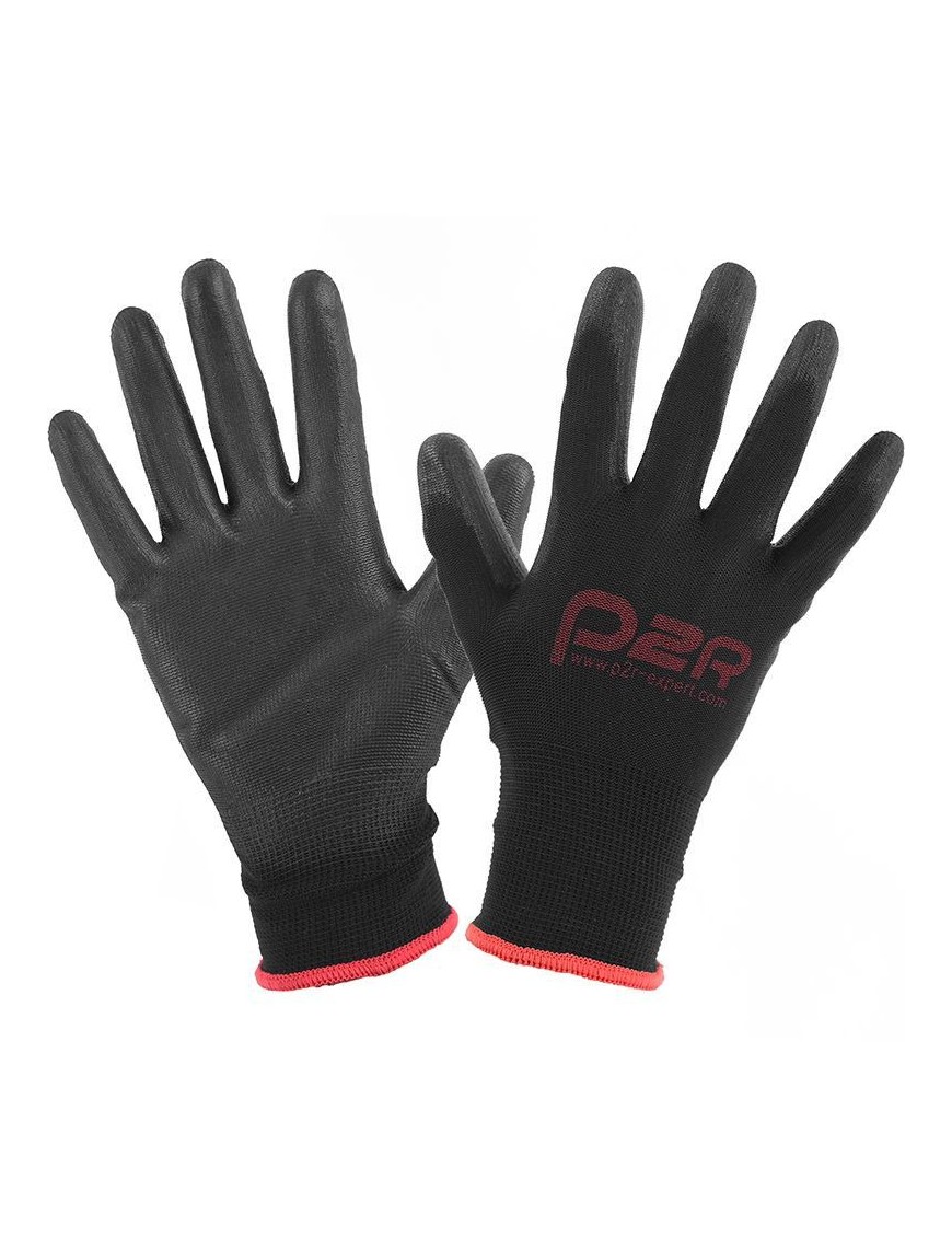 GANTS ATELIER P2R POLYURETHANE NOIR HOMOLOGUE CE - TAILLE  8 (M)  (PAIRE)