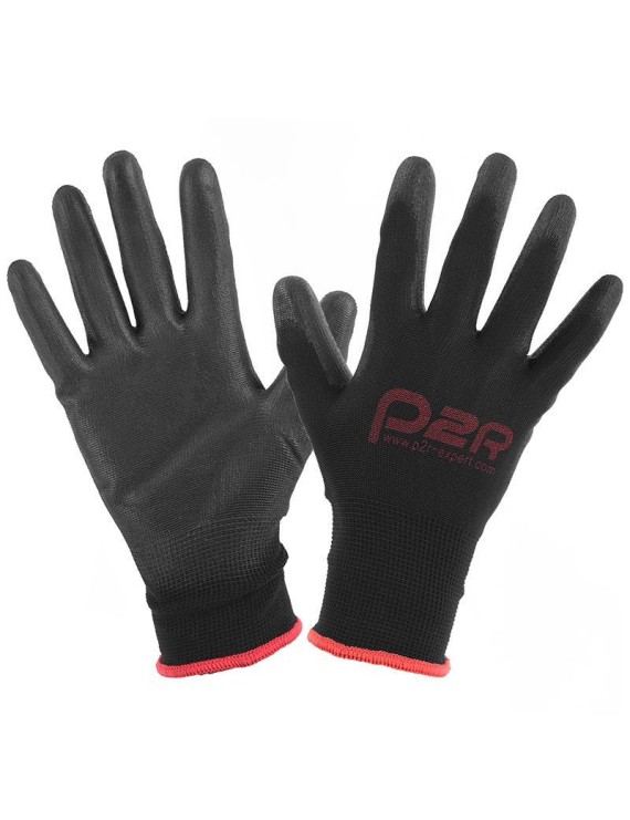 GANTS ATELIER P2R POLYURETHANE NOIR HOMOLOGUE CE - TAILLE  8 (M)  (PAIRE)