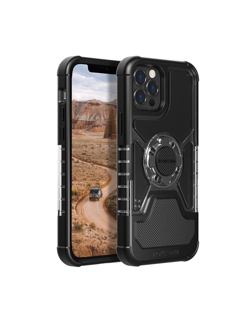ROKFORM Coque Crystal pour iPhone 12 Pro Max (6,7") - Transparente