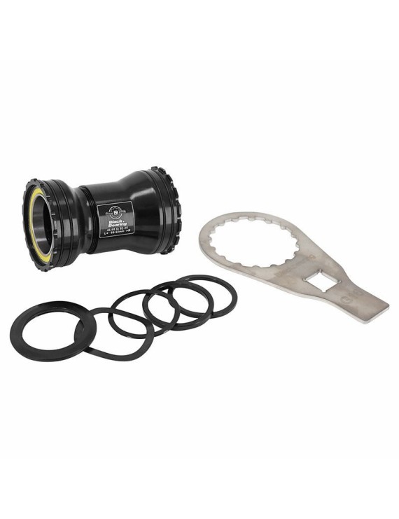 CUVETTE INTEGRE BOITIER  VTT-ROUTE A EMBOITER-PF30 386 EVO BLACKBEARING ROULEMENT CERAMIQUE BOITE DE 68-92 DIAM 46 POUR AXE 30m
