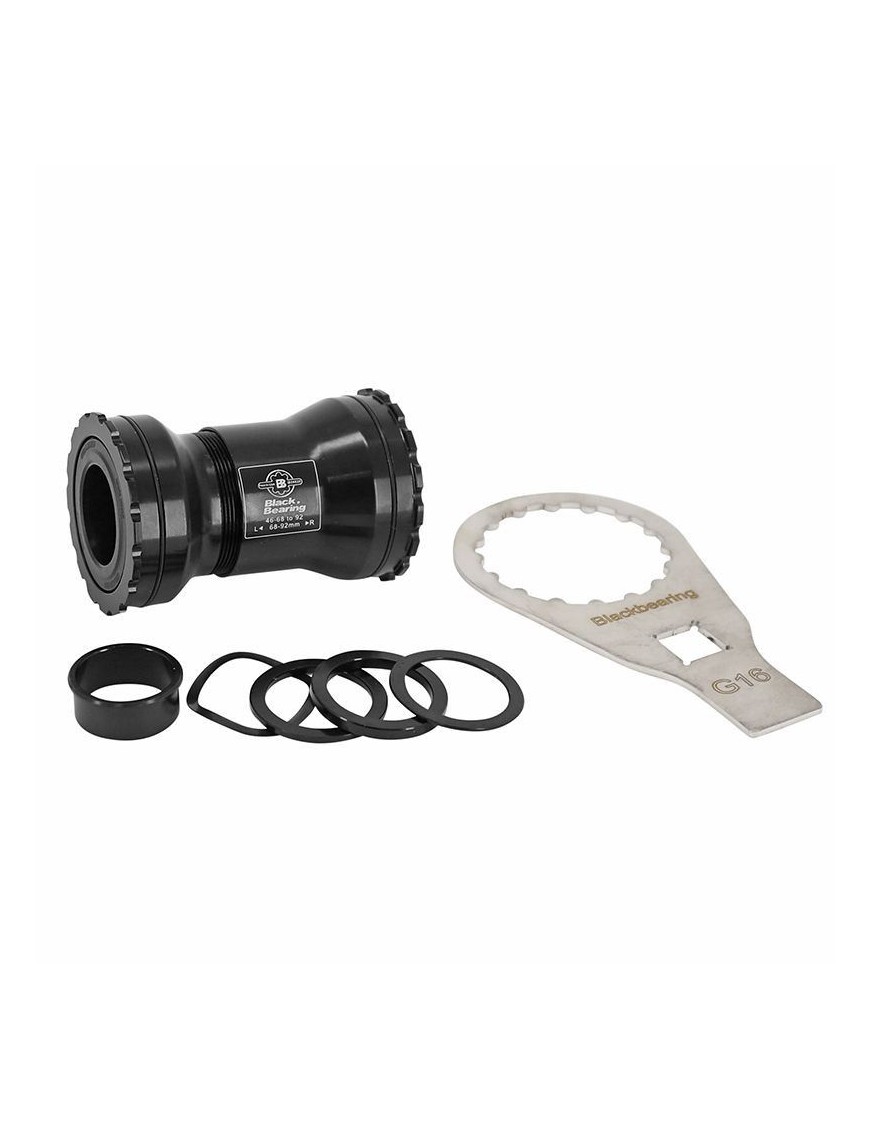 CUVETTE INTEGRE BOITIER  VTT-ROUTE A EMBOITER-PF30 386 EVO BLACKBEARING ROULEMENT CERAMIQUE BOITE DE 68-92 DIAM 46 POUR AXE 24 