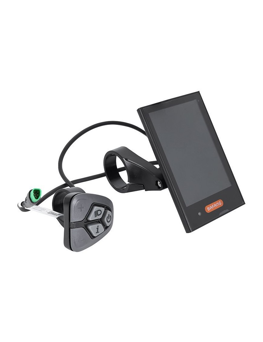 COMPTEUR - DISPLAY AVEC UNITE DE COMMANDE VAE BAFANG DP C18 CANBUS POUR MOTEUR CENTRAL NOIR (SUPPORT 22,2-25 mm LONGUEUR CABLE 