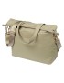 SACOCHE ARRIERE VELO LATERALE SAC ORDINATEUR PORTABLE BASIL MANHATTAN WATERPROOF BEIGE DROIT-GAUCHE 12L FIXATION HOOK ON (12x38