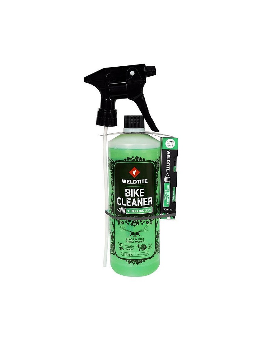 NETTOYANT VELO WELDTITE BIKE CLEANER (1L) AVEC RECHARGE (30ml)