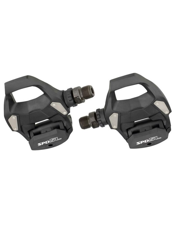 PEDALE ROUTE AUTOMATIQUE SHIMANO RS500 NOIR SPD-SL AVEC CALES (VENDU A LA PAIRE)
