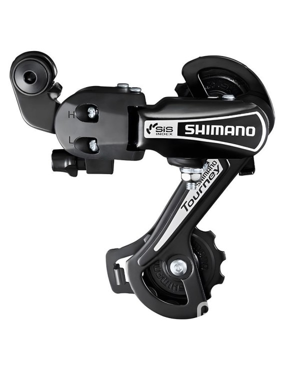 DERAILLEUR VTT ARRIERE SHIMANO  6V. TOURNEY TY21 POUR TRIPLE PLATEAU SILVER A VISSER (MONTAGE ATELIER)