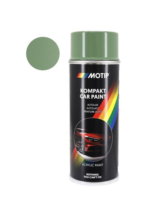 BOMBE DE PEINTURE MOTIP KOMPAKT AUTOLACK ACRYL METAL VERT KAKI AEROSOL 400 ml (44130)