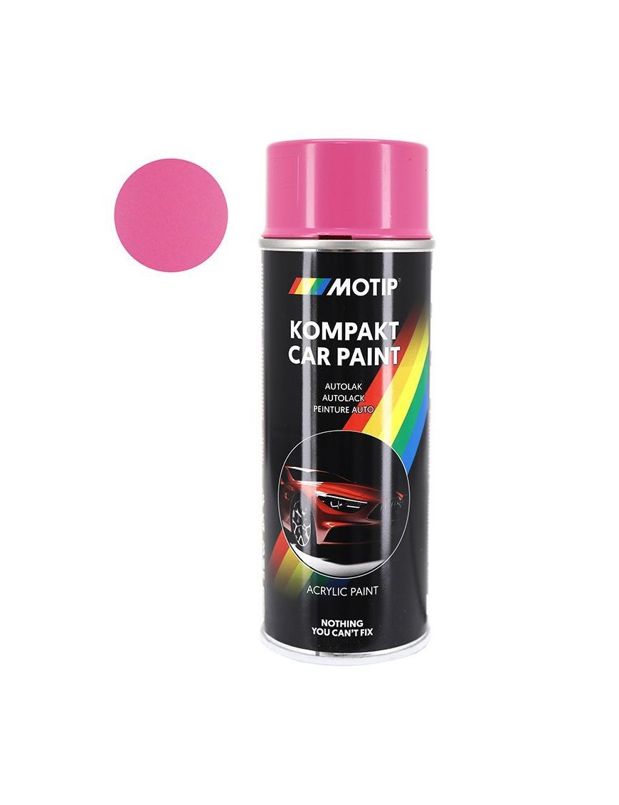 BOMBE DE PEINTURE MOTIP KOMPAKT AUTOLACK ACRYL METAL ROSE-VIOLET AEROSOL 400 ml (45217)