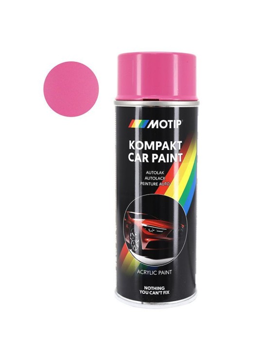BOMBE DE PEINTURE MOTIP KOMPAKT AUTOLACK ACRYL METAL ROSE-VIOLET AEROSOL 400 ml (45217)