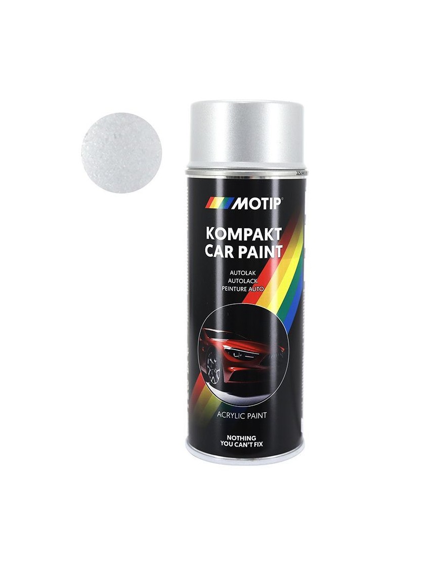 BOMBE DE PEINTURE MOTIP KOMPAKT AUTOLACK ACRYL METAL ARGENT AEROSOL 400 ml (55290)