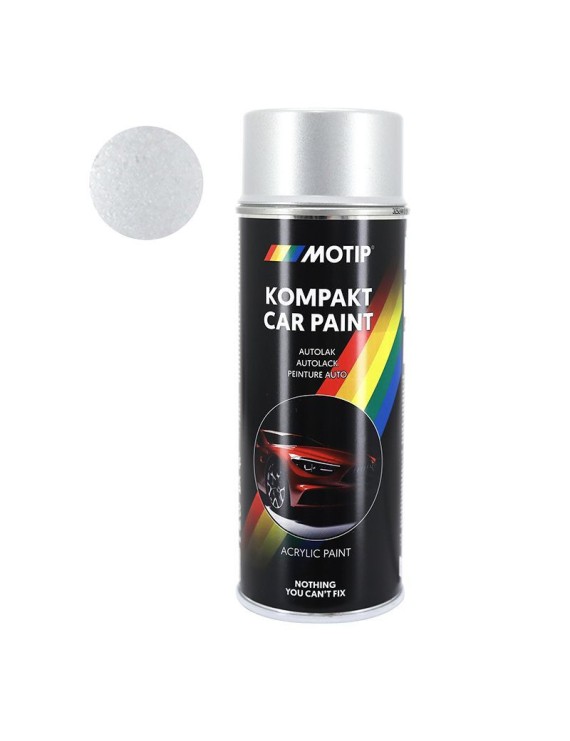 BOMBE DE PEINTURE MOTIP KOMPAKT AUTOLACK ACRYL METAL ARGENT AEROSOL 400 ml (55290)