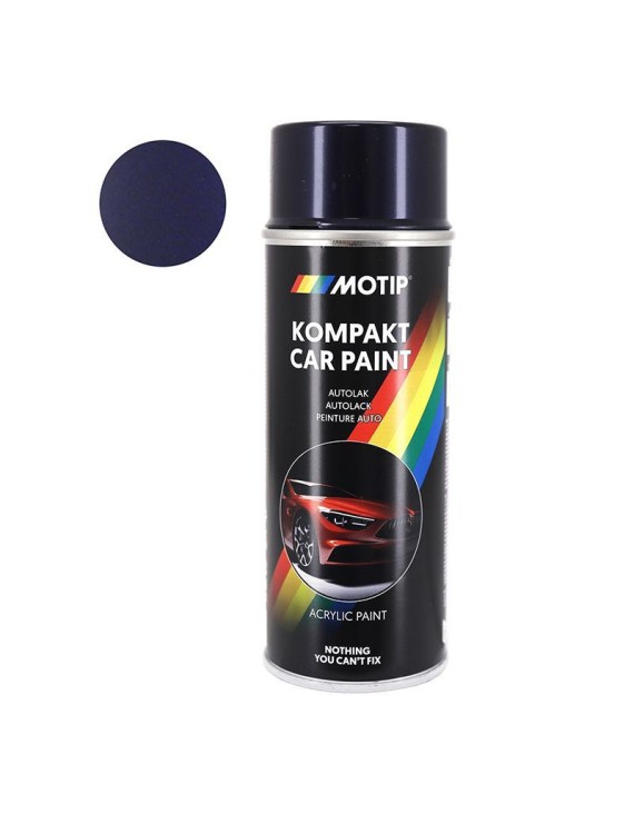 BOMBE DE PEINTURE MOTIP KOMPAKT AUTOLACK ACRYL METAL BLEU NUIT AEROSOL 400 ml (54561)