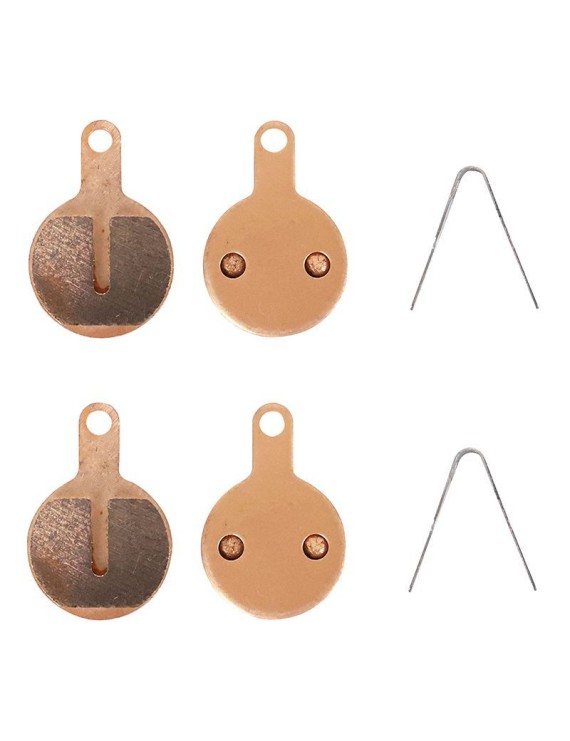 PLAQUETTE DE FREIN TROTTINETTE CT009-S SYNTERISE (CUIVRE COMPOSITE) (DIAM 22 mm) (VENDU PAR 2 PAIRES) -SELECTION P2R-