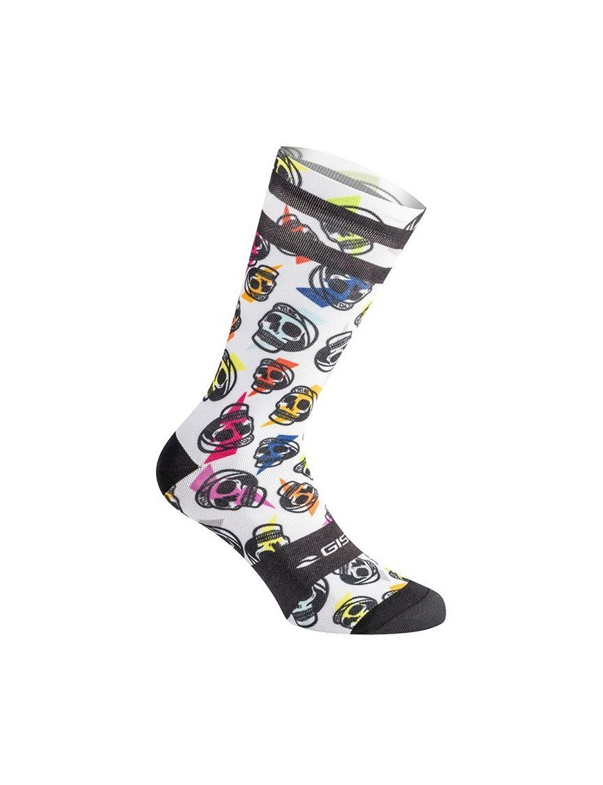 CHAUSSETTES-SOCQUETTES ETE GIST TRENDY SKULLS 43-47 ECOLOGIQUE - HAUTEUR 20CM (PAIRE)   -5863