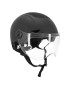 CASQUE VELO ADULTE URBAIN TRENDY NOIR AVEC VISIERE ET MOLETTE DE REGLAGE TAILLE 55-58 (VENDU A L'UNITE)