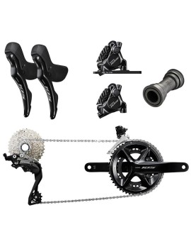 GROUPE ROUTE SHIMANO 105 R 7120 DISQUE NOIR 12V. 172.5 EN 52-36 SANS DISQUE (OFFRE SPECIALE)