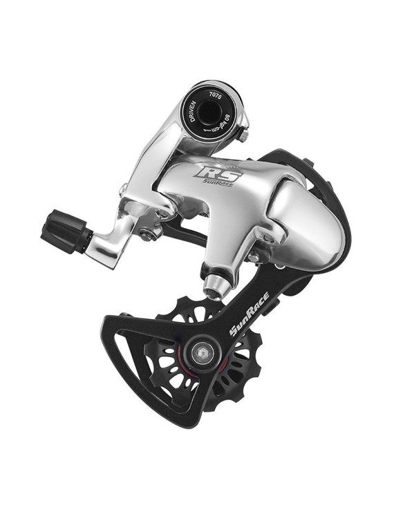 DERAILLEUR VTT ARRIERE SUNRACE RS2 10-9V. CHAPE COURTE A VIS