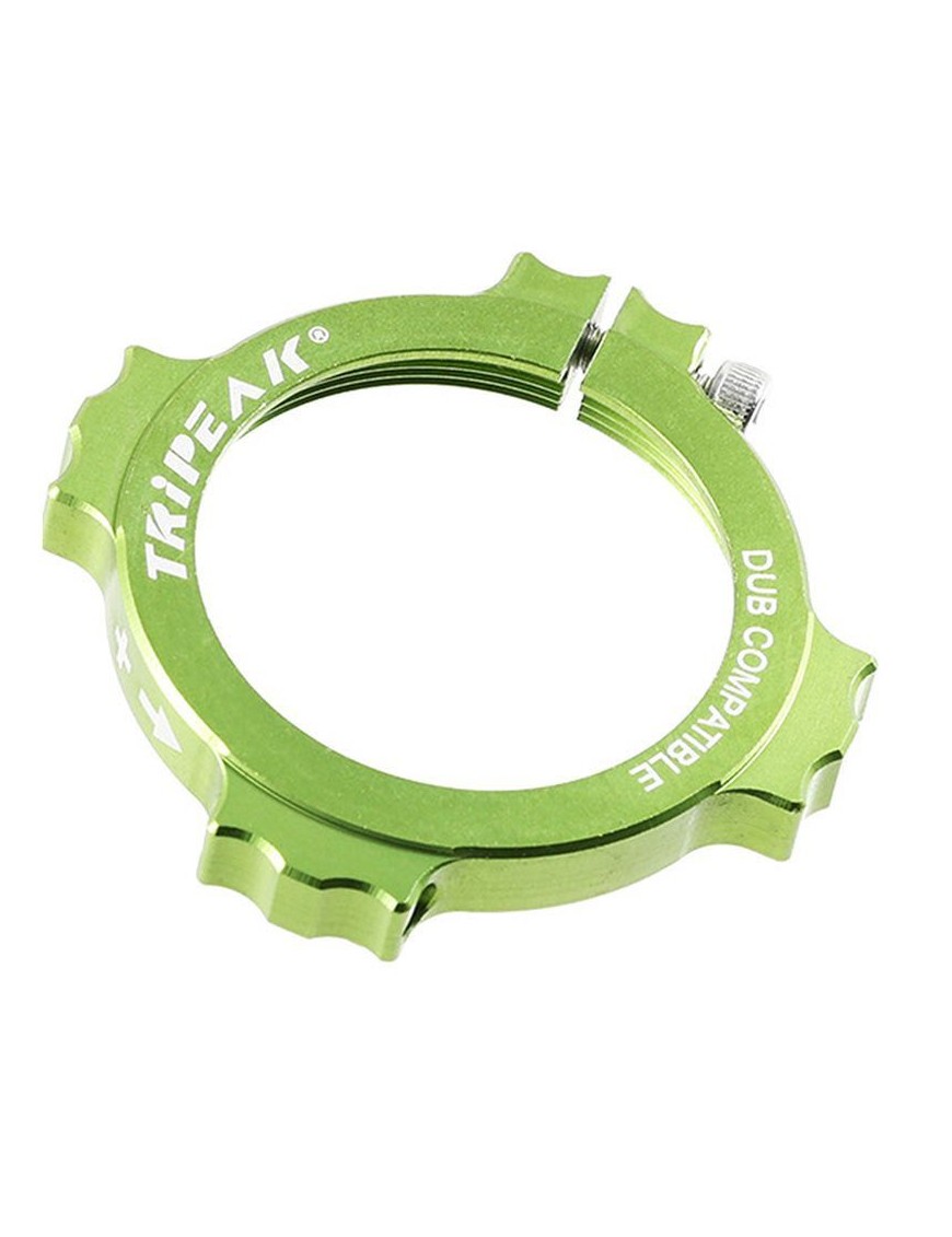 ECROU-BAGUE REGLAGE PRE-CONTRAINTE DE PEDALIER TRIPEAK POUR SRAM DUB VERT