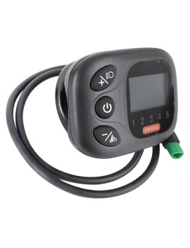 COMPTEUR - DISPLAY VAE BAFANG DP C15 CANBUS POUR ROUE AVANT NOIR (SUPPORT 22,2 mm LONGUEUR CABLE 230 mm)