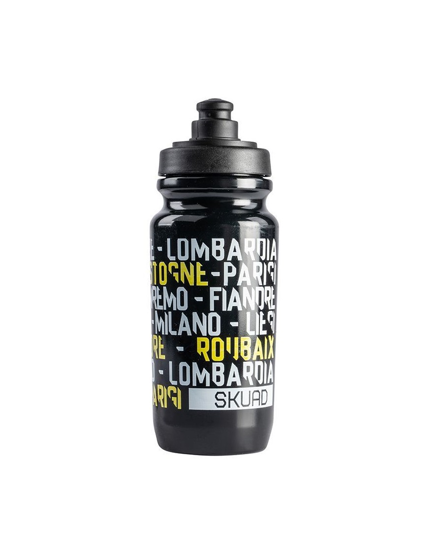 BIDON SKUAD MONUMENT NOIR JAUNE 550ml
