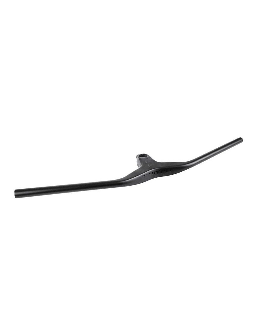 CINTRE VTT DROIT SWITCH CONCORDE AVEC POTENCE INTEGREE FULL CARBONE L 760mm POTENCE L 90mm POUR PIVOT 1" 1-8. (poids 320g)