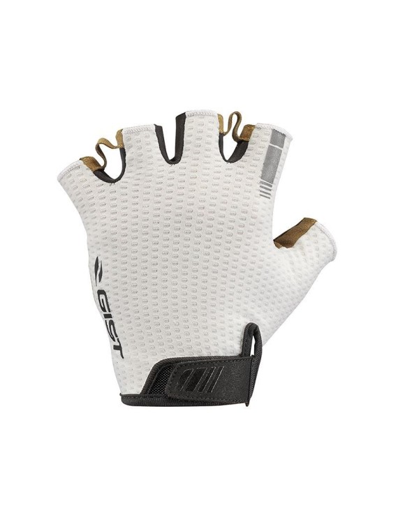 GANTS VELO COURT GIST AIR ETE BLANC XL (PAIRE SUR CARTE) AVEC VELCRO  -5519