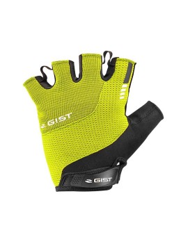 GANTS VELO COURT GIST KONTROL ETE JAUNE FLUO L (PAIRE SUR CARTE) AVEC VELCRO  -5512