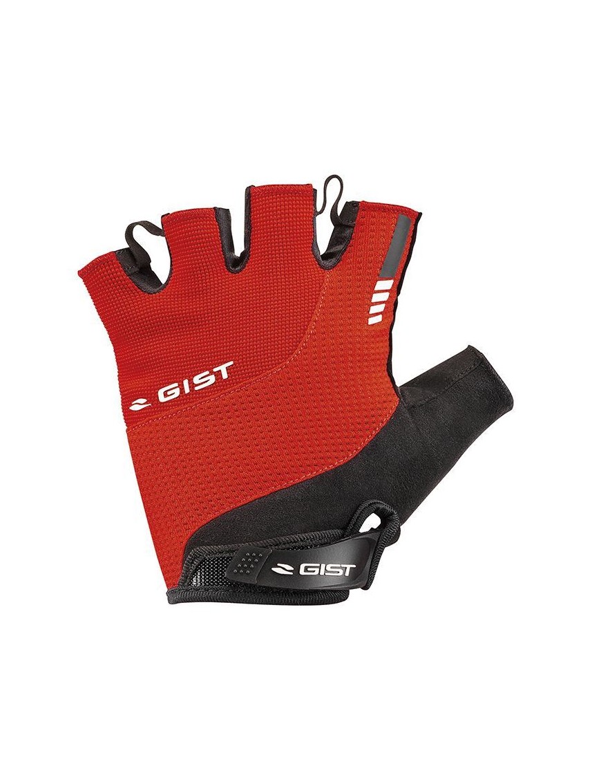 GANTS VELO COURT GIST KONTROL ETE ROUGE L (PAIRE SUR CARTE) AVEC VELCRO  -5512